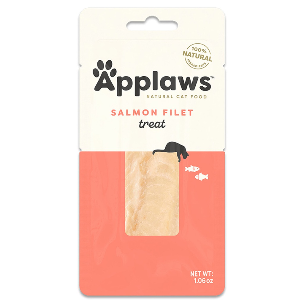 APPLAWS CAT SALMON FILLET TREAT 30G