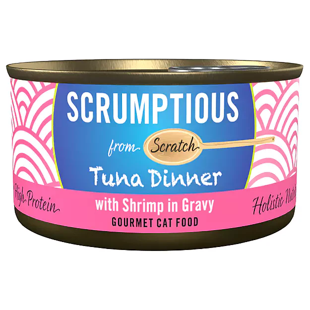 SCRUMPTIOUS CAT RED MEAT TUNA & SHRIMP 79G