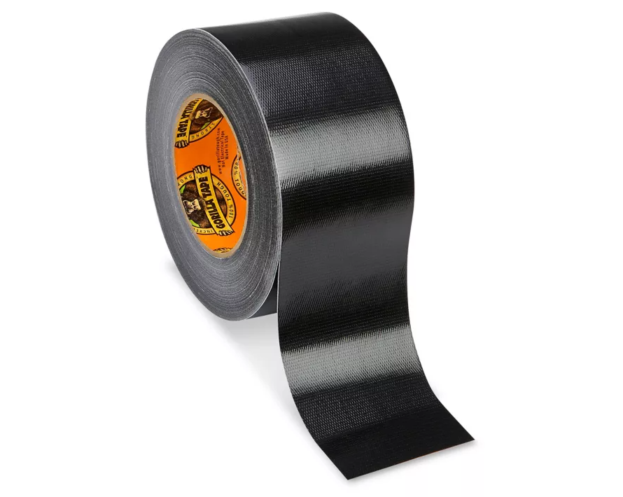 GORILLA DUCT TAPE BLACK 25YD X 3"