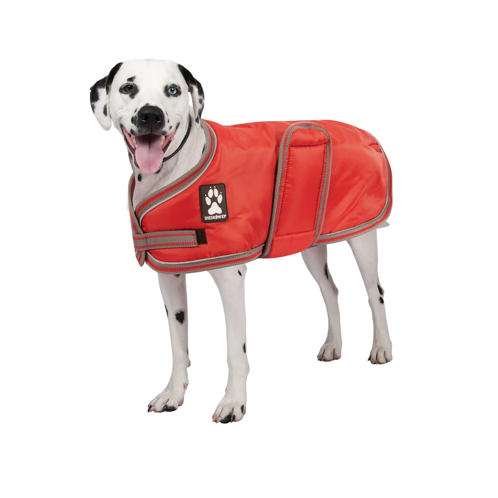 SHEDROW VAIL DOG COAT EQUESTRIAN RED (XL)