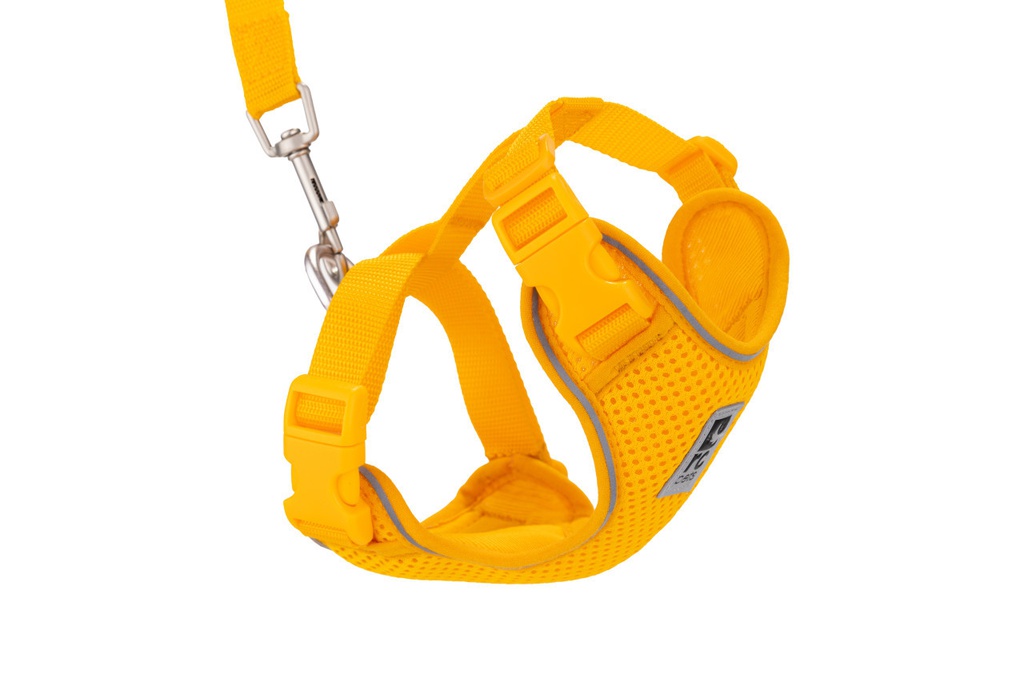 RC PETS ADVENTURE KITTY HARNESS MED MARIGOLD YELLOW