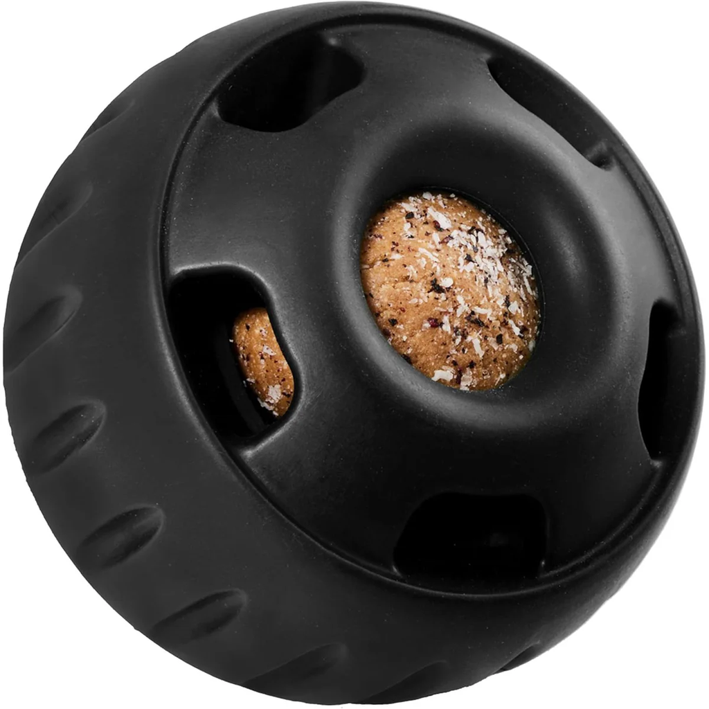 WOOF PUPSICLE POWER CHEWER INTERACTIVE TREAT TOY BLK (XL)