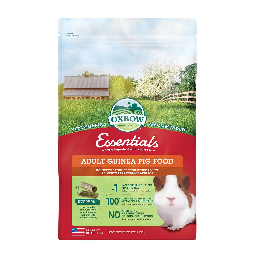 OXBOW ESSENTIALS ADULT GUINEA PIG 5LB