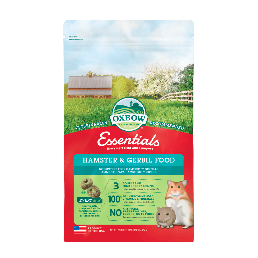 OXBOW ESSENTIALS HAMSTER & GERBIL 1LB