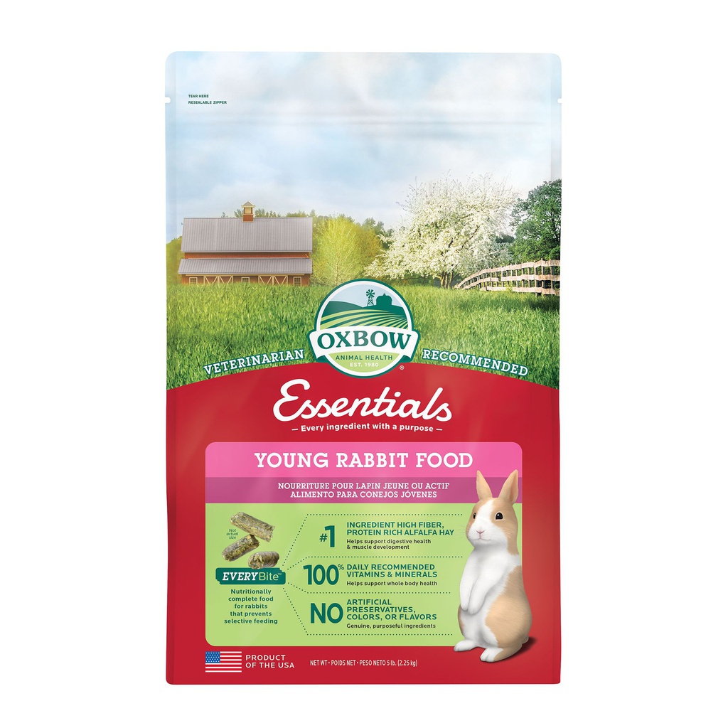 OXBOW ESSENTIALS YOUNG RABBIT 5LB