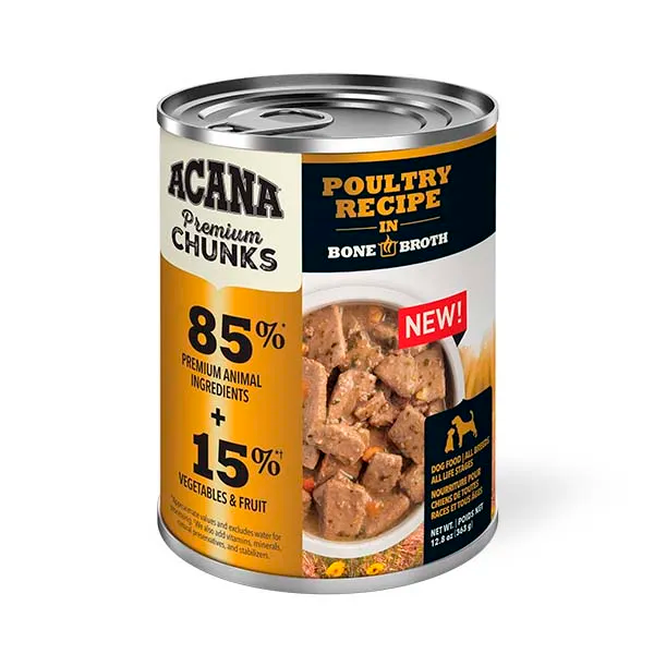 ACANA DOG PREMIUM PATE POULTRY RECIPE 363g (12.8OZ)