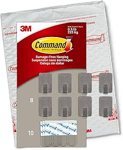 COMMAND 1703SS-4ES STAINLESS STEEL HOOK SMALL