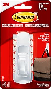 COMMAND 17003C-VP UTILITY HOOK LARGE WHITE