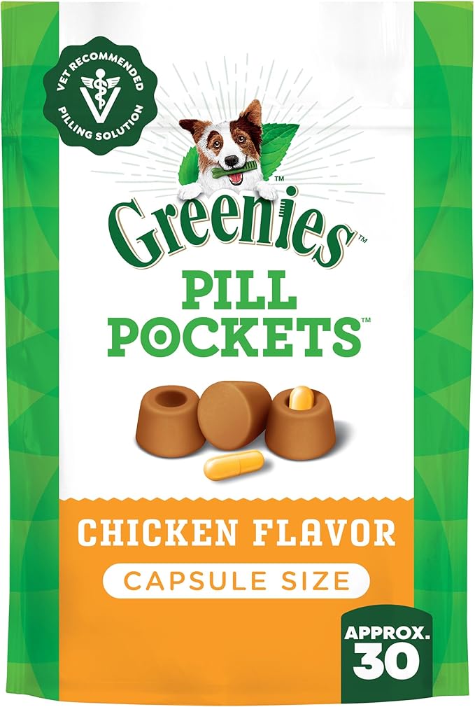 GREENIES PILL POCKET DOG CHICKEN CAPSULE 7.9oz