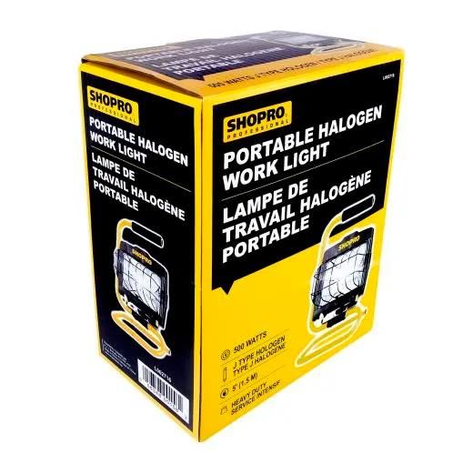 SHOPRO HALOGEN WORK LIGHT 500W