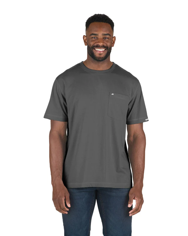 BERNE MENS SHORT SLEEVE GRAPHIC TEE SLATE (L)