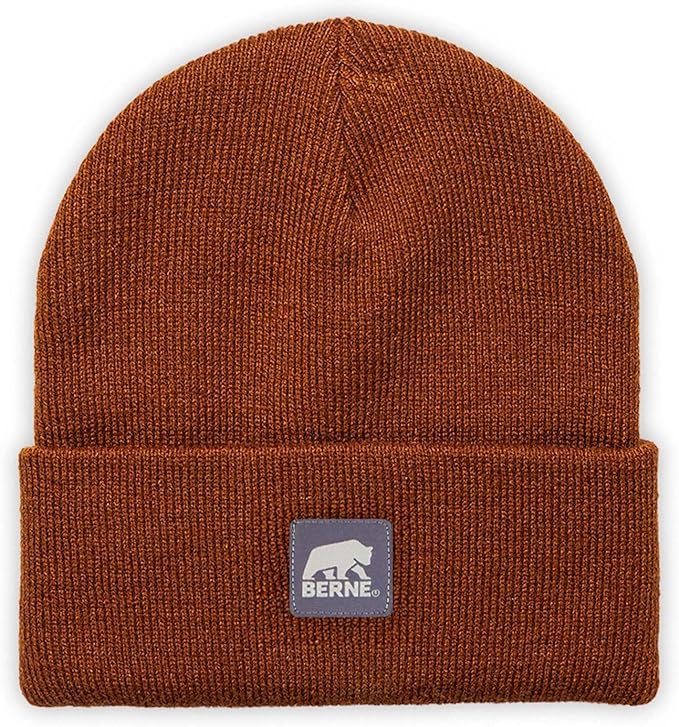 BERNE HERITAGE KNIT CUFF BEANIE TERRACOTTA (OS)