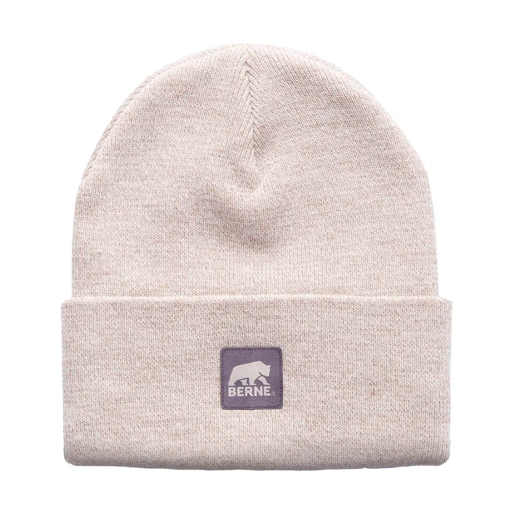 BERNE HERITAGE KNIT CUFF BEANIE OATMEAL HEATHER (OS)