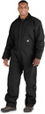 BERNE MENS HERITAGE DUCK INSULATED COVERALL BLACK (L)