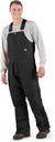 BERNE MENS HERITAGE INSULATED DUCK BIB OVERALL BLACK (TALL-L)