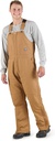 BERNE MENS HERITAGE INSULATED DUCK BIB OVERALL BROWN (3XL)
