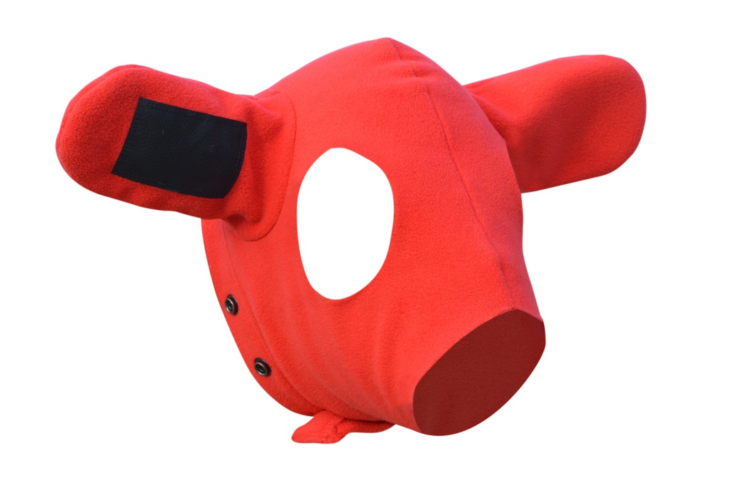 KALF KOZIES FLEECE CALF HOOD W EARS