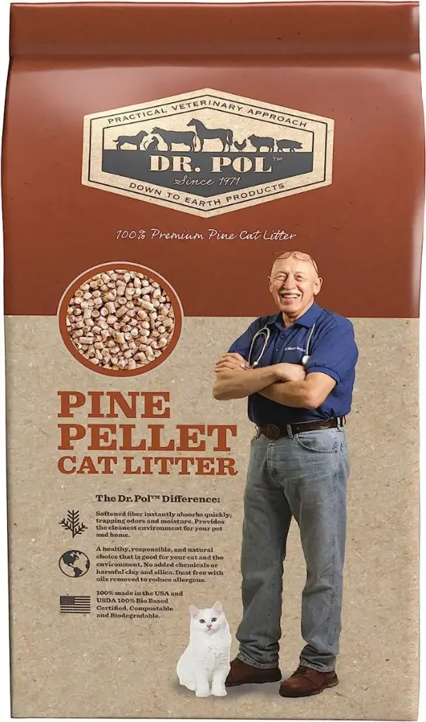 SB - DR POL PREMIUM PINE PELLETS LITTER 14LB    