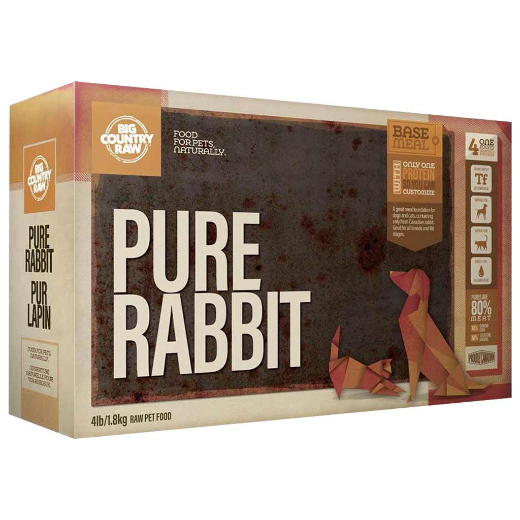 BCR PURE RABBIT CARTON 4LB