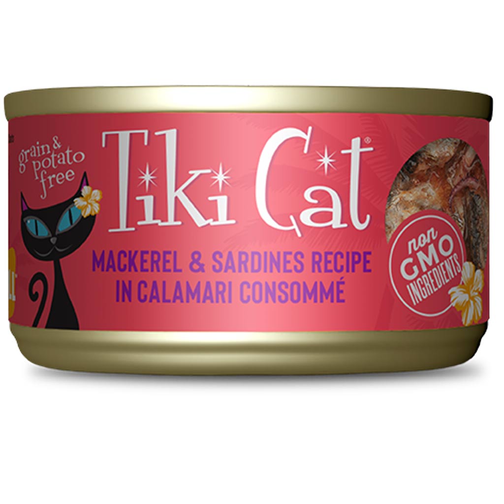 TIKI CAT MAKAHA LUAU MACKEREL & SARDINE 2.8OZ