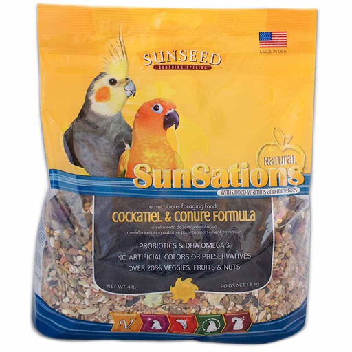 [10039180] DV - SUNSEED SUNSATIONS COCKATIEL & CONURE 4LB