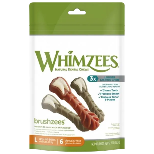 [10039966] WHIMZEES BRUSHZEES LRG 12.7OZ