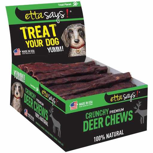 [10040162] DMB - ETTA SAYS! CRUNCHY DEER CHEW 4.5"