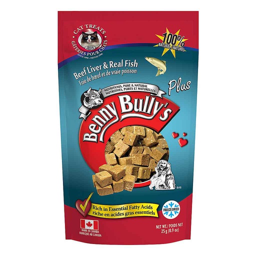 [10066036] BENNY BULLY'S LIVER PLUS FISH CAT 25G