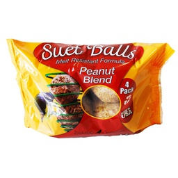 [10073964] WILDLIFE SCIENCE SUET BALLS PEANUT BLEND 4 PACK 16OZ