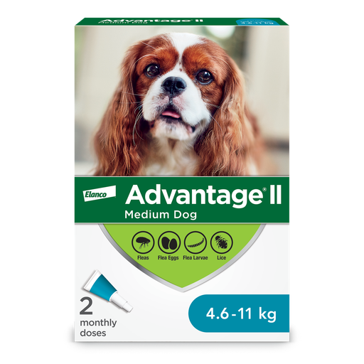 [10080198] ADVANTIX II 4 DOSE DOGS 4.6-11KG