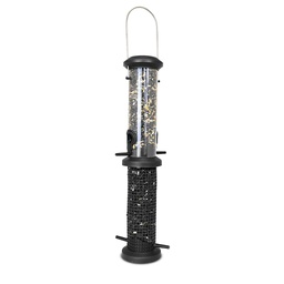 [166-108630] DV - PINEBUSH 2 IN 1 SUNFLOWER/SEED TUBE FEEDER 