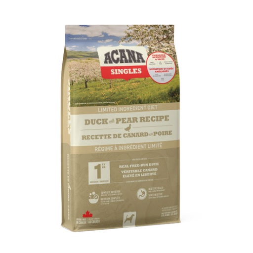 [10080642] ACANA DOG SINGLES DUCK & PEAR 10.8KG