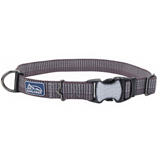 [10080926] COASTAL K9 EXPLORER REFLECTIVE ADJ COLLAR MOUNTAIN 1"X12-18"