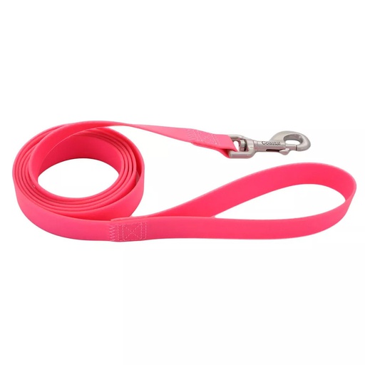[10081026] COASTAL PRO ADJ WATERPROOF LEASH FUSCIA 3/4"X6' 