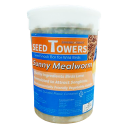[164-923016] WILDLIFE SCIENCE SEED TOWER SUNNY MEALWORM 28OZ