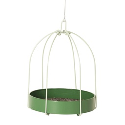 [166-100771] PINEBUSH MIXED SEED FRAMED PLATFORM FEEDER GREEN
