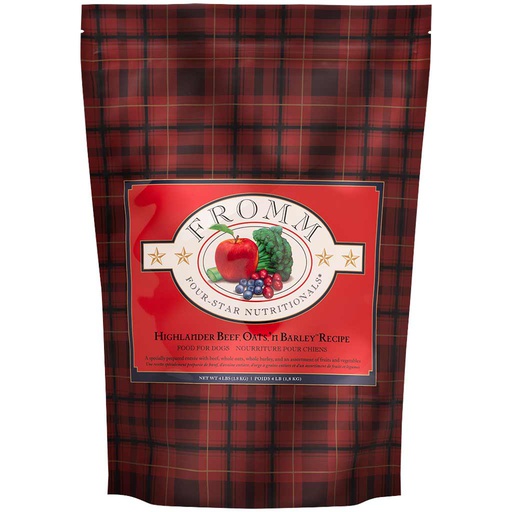 [10086260] FROMM DOG 4STAR HIGHLANDER BEEF, OATS & BARLEY 11.8KG