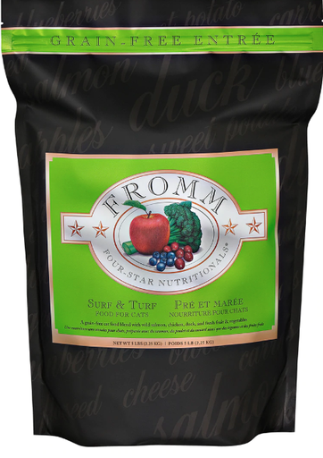 [146-116904] FROMM CAT 4STAR NUTRITIONALS GF SURF & TURF 1.8KG