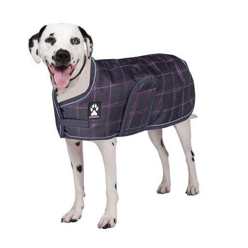 [10088212] DV - SHEDROW K9 GLACIER DOG COAT POTENT PURPLE PLAID XXL