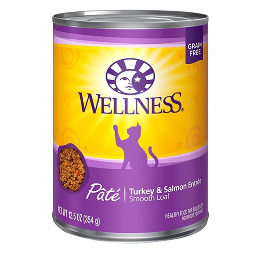 [10088302] WELLNESS CAT COMPLETE HEALTH TURKEY & SALMON PATE 12.5OZ