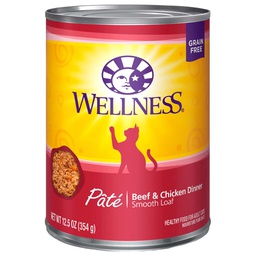 [146-088219] WELLNESS CAT COMPLETE HEALTH BEEF &amp; CHICKEN PATE 12.5OZ