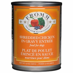 [136-118809] DMB - FROMM DOG 4STAR GF SHREDDED CHICKEN 13OZ 