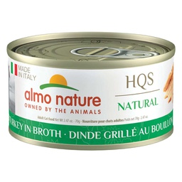 [10089530] DV - ALMO CAT HQS NATURAL GRILLED TURKEY IN BROTH CAN 70G
