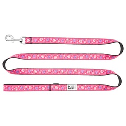 [10089896] RC PETS LEASH FRESH TRACKS PINK 1&quot;X6'