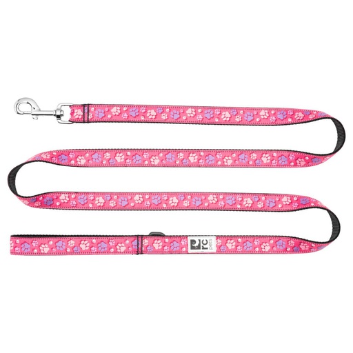 [10089898] DR - RC PETS LEASH FRESH TRACKS PINK [1/2"X6']