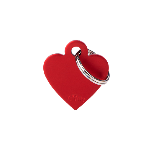 [10089980] MY FAMILY BASIC ALUMINUM HEART RED S
