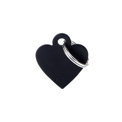 [10089996] MY FAMILY BASIC ALUMINUM HEART BLACK S