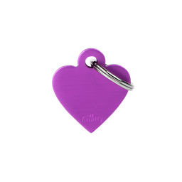 [10090014] MY FAMILY ALUMINUM HEART PURPLE S