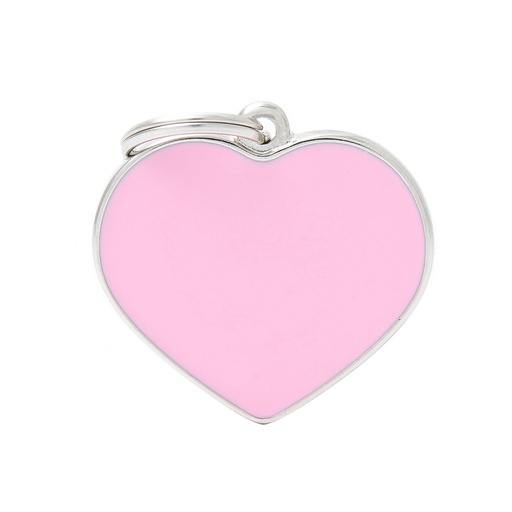 [10090042] MY FAMILY BASIC HANDMADE HEART PINK L