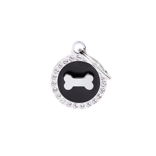 [10090070] MY FAMILY GLAM CIRCLE BONE BLACK